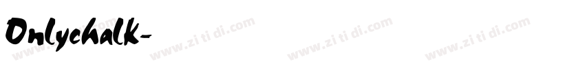 Onlychalk字体转换