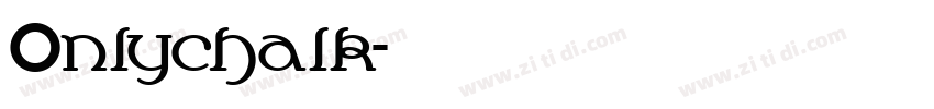 Onlychalk字体转换