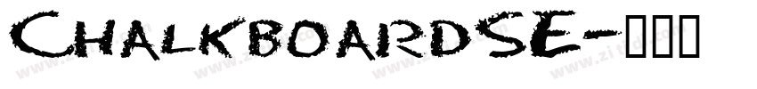 ChalkboardSE字体转换