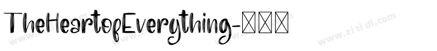 TheHeartofEverything字体转换