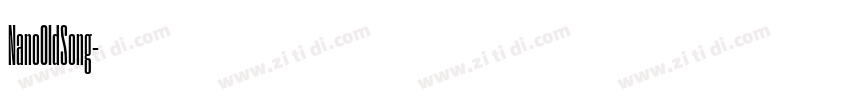 NanoOldSong字体转换