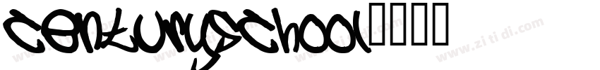 centuryschool字体转换