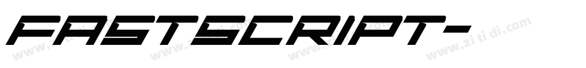 FastScript字体转换