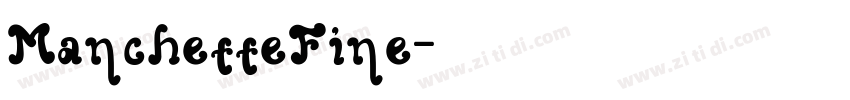 ManchetteFine字体转换