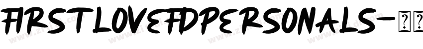 FirstloveFDPersonals字体转换