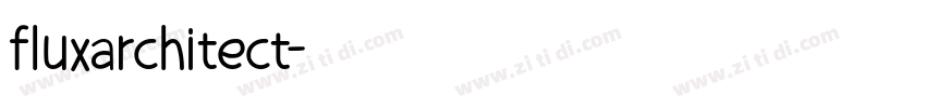 fluxarchitect字体转换