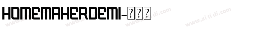 HomemakerDemi字体转换