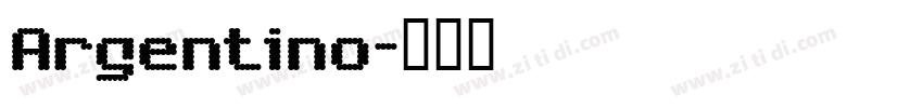 Argentino字体转换