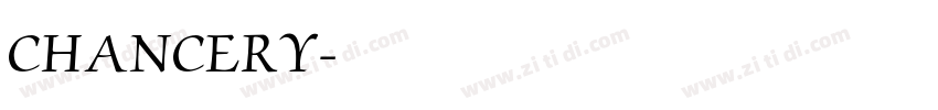 CHANCERY字体转换