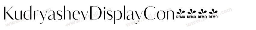 KudryashevDisplayCon字体转换