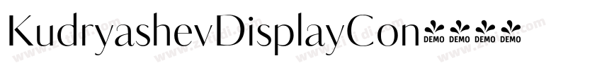 KudryashevDisplayCon字体转换