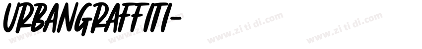 UrbanGraffiti字体转换