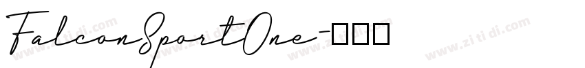 FalconSportOne字体转换
