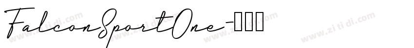 FalconSportOne字体转换