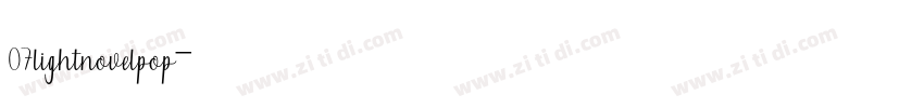 07lightnovelpop字体转换