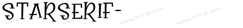 StarSerif字体转换