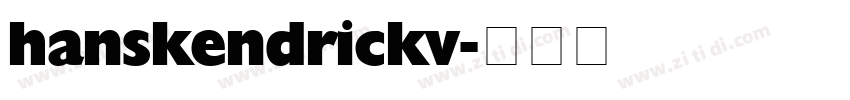 hanskendrickv字体转换