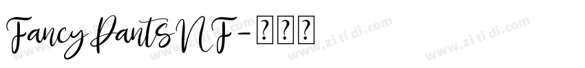 FancyPantsNF字体转换