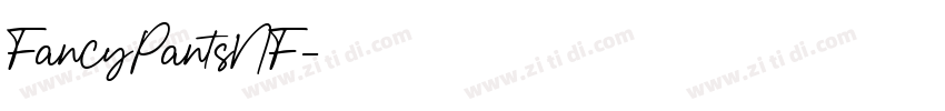 FancyPantsNF字体转换