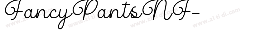 FancyPantsNF字体转换