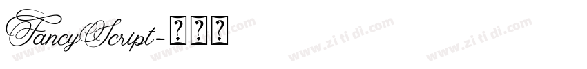 FancyScript字体转换