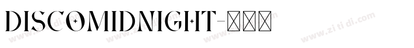 DiscoMidnight字体转换