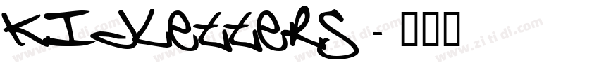 KidLetters字体转换