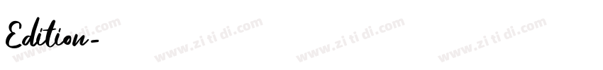 Edition字体转换