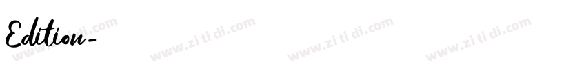 Edition字体转换