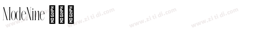 ModeNine字体转换