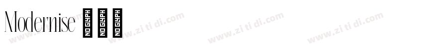 Modernise字体转换