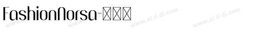 FashionNorsa字体转换