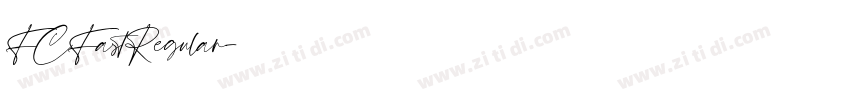FCFastRegular字体转换