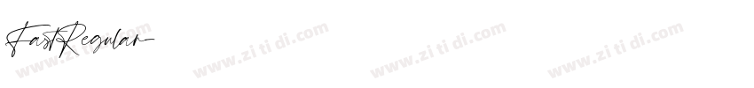 FastRegular字体转换