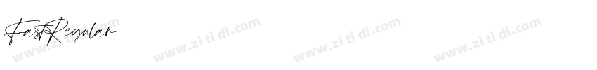 FastRegular字体转换