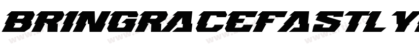 BringRaceFastlynkReg字体转换