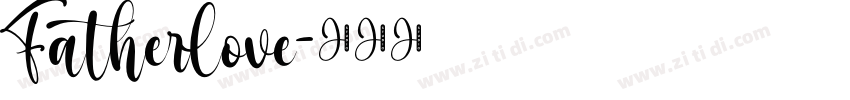 FatherLove字体转换