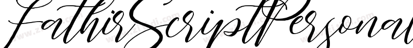 FathirScriptPersonal字体转换