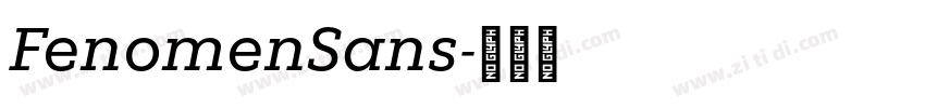 FenomenSans字体转换