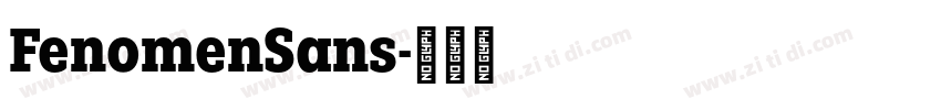 FenomenSans字体转换