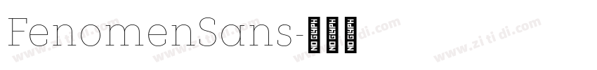 FenomenSans字体转换