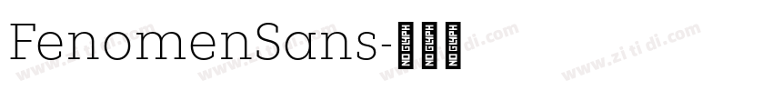 FenomenSans字体转换