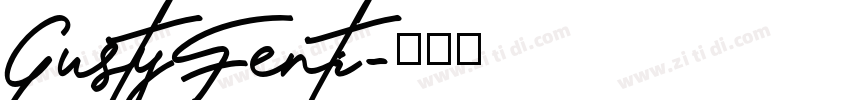 GustyFenti字体转换