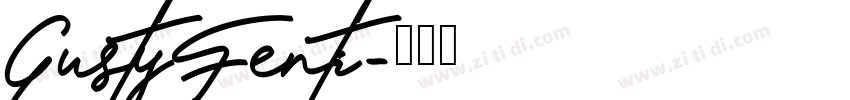 GustyFenti字体转换