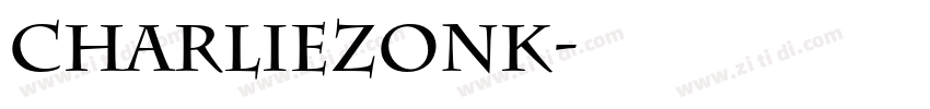 charliezonk字体转换