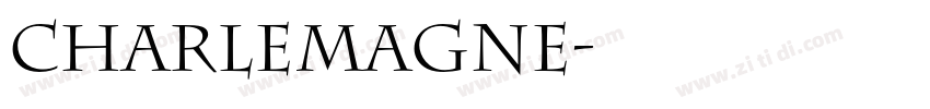 charlemagne字体转换