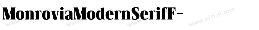 MonroviaModernSerifF字体转换