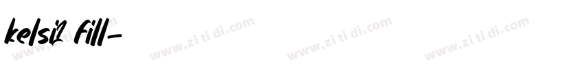 kelsi1—fill字体转换