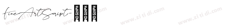 FineArtScript字体转换