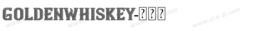 GoldenWhiskey字体转换